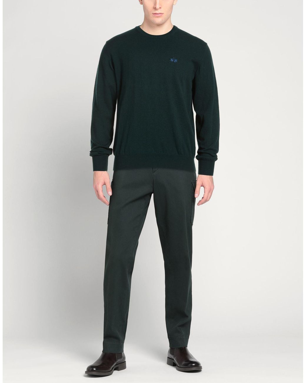 La Martina Green Sweaters for men