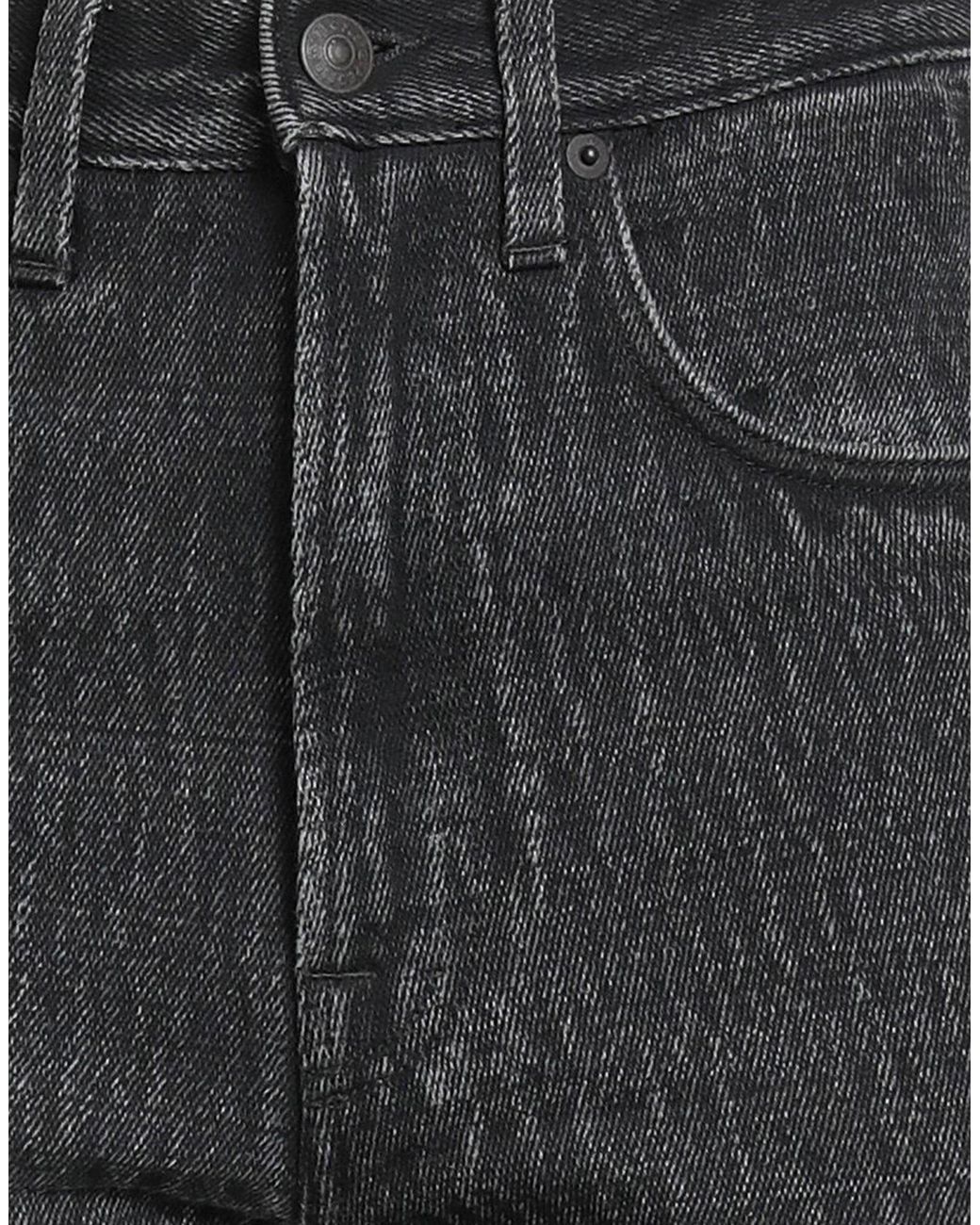 People Gray Jeans Cotton, Polyester