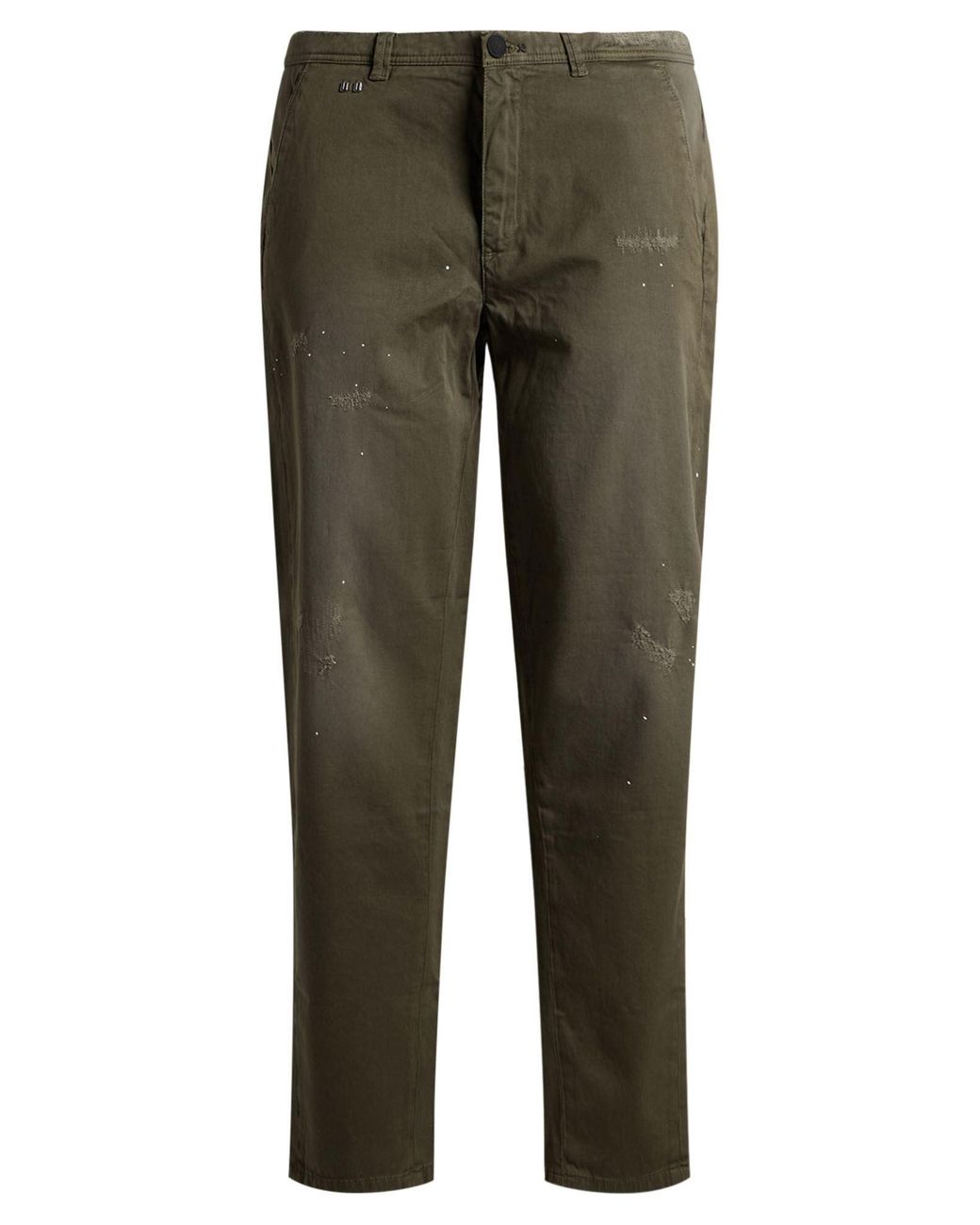Tramarossa Green Pants Cotton, Elastane for men