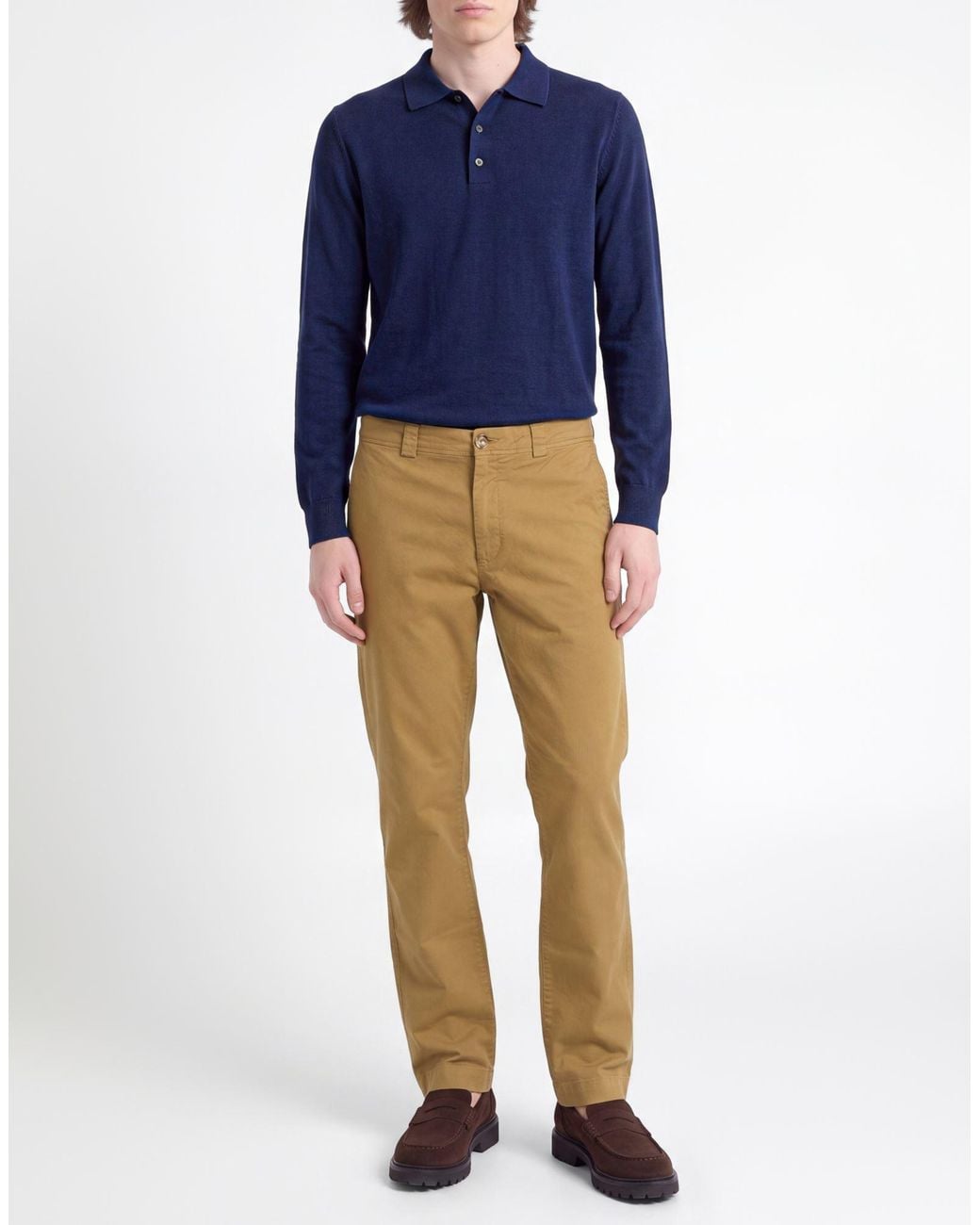 Woolrich Natural Pants Cotton, Elastane for men
