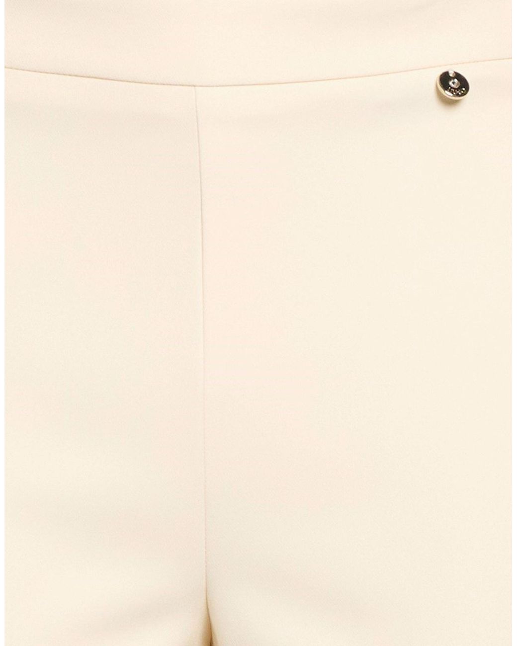 Liu Jo Natural Pants Polyester, Elastane