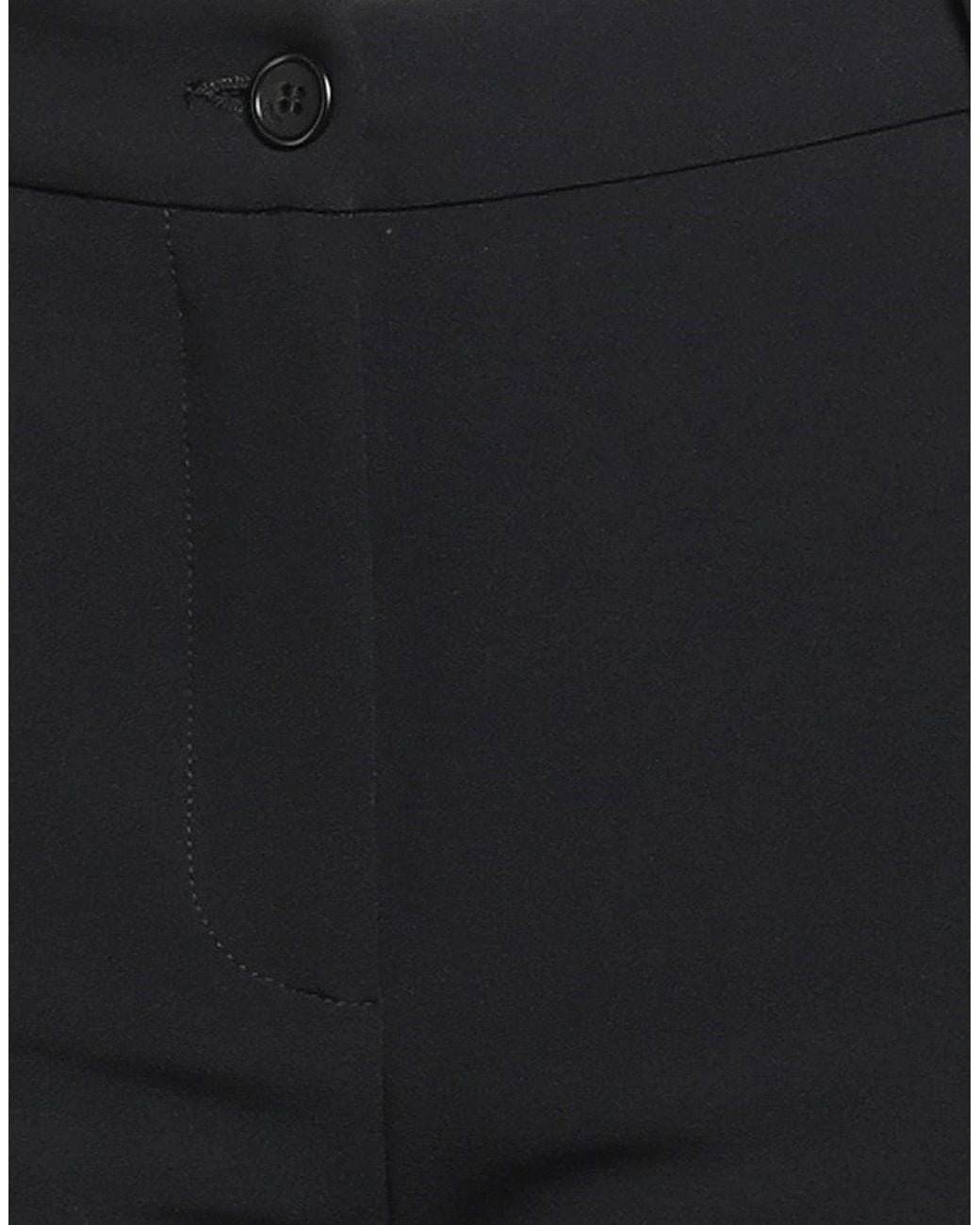 Liu Jo Black Pants Polyester, Elastane