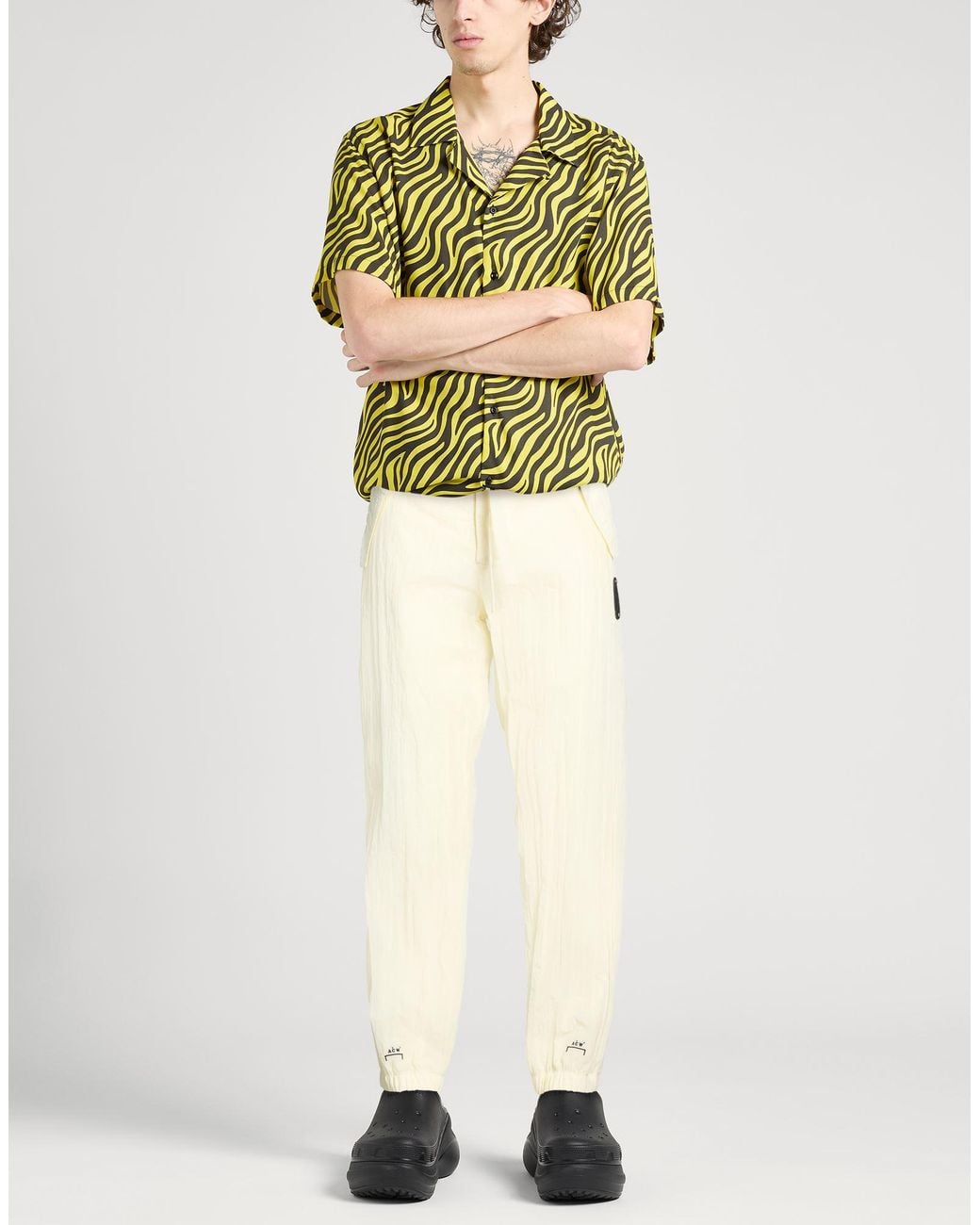 A_COLD_WALL* White Pants Polyamide for men