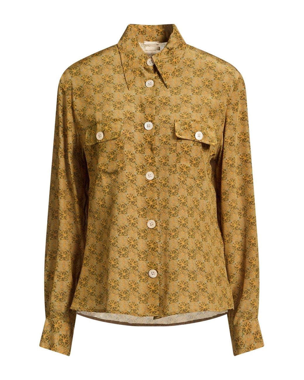 Camisa Massimo Alba de color Metallic