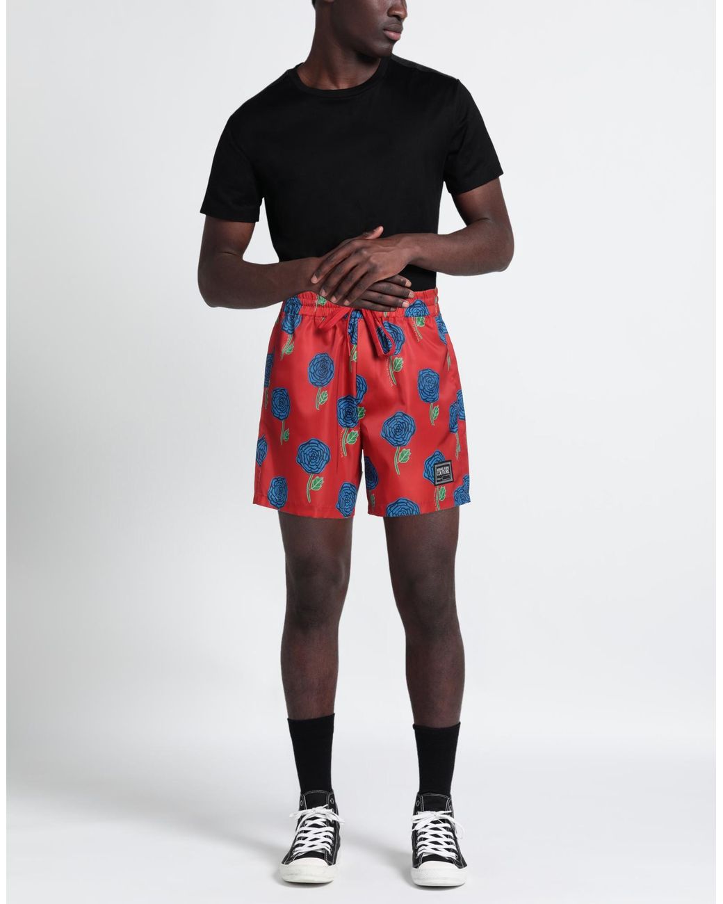 Versace Jeans Couture Red Shorts & Bermuda Shorts for men