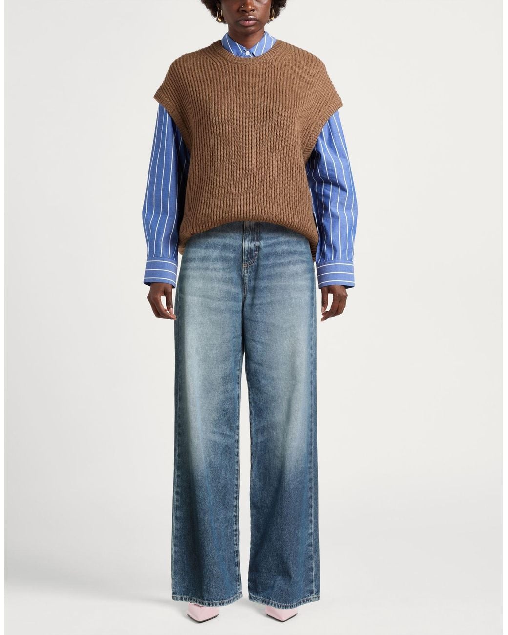 ICON DENIM Blue Jeans Cotton