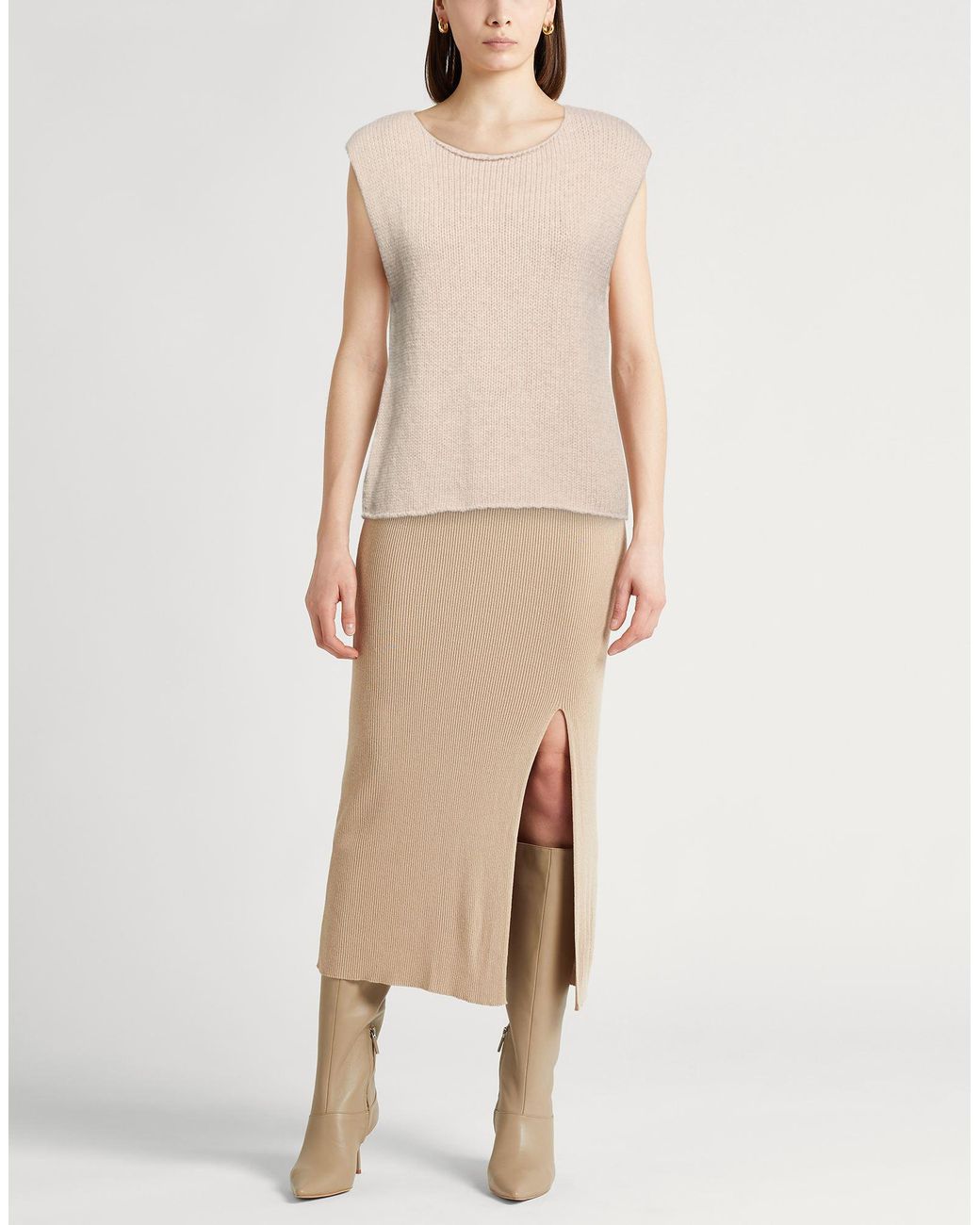 Pullover Alysi de color Natural