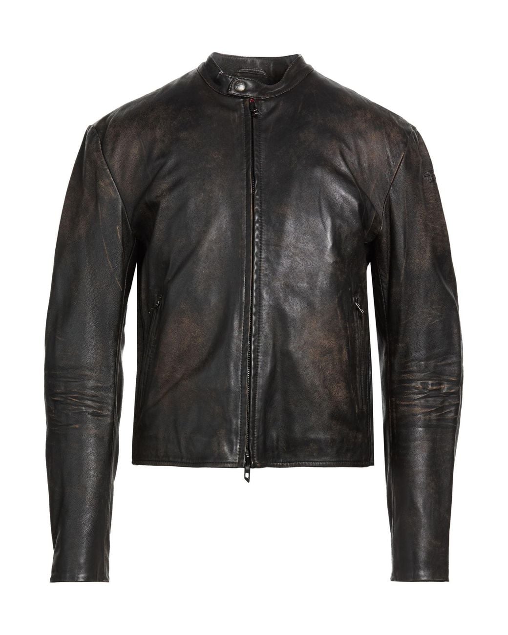 DIESEL Black Jacket Sheepskin for men
