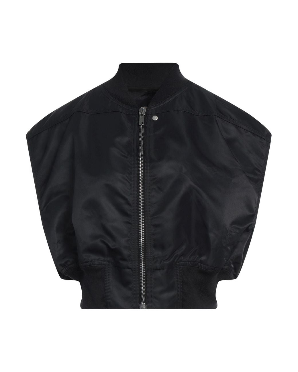Rick Owens Blue Jacket Nylon, Cotton