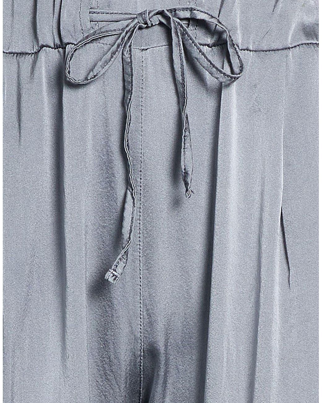 Crossley Gray Pants Silk, Elastane