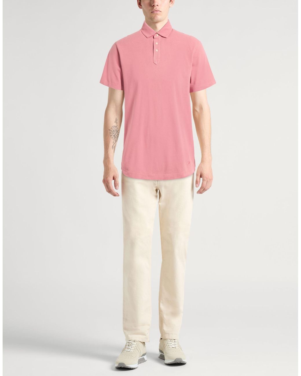 Hackett Pink Polo Shirt for men