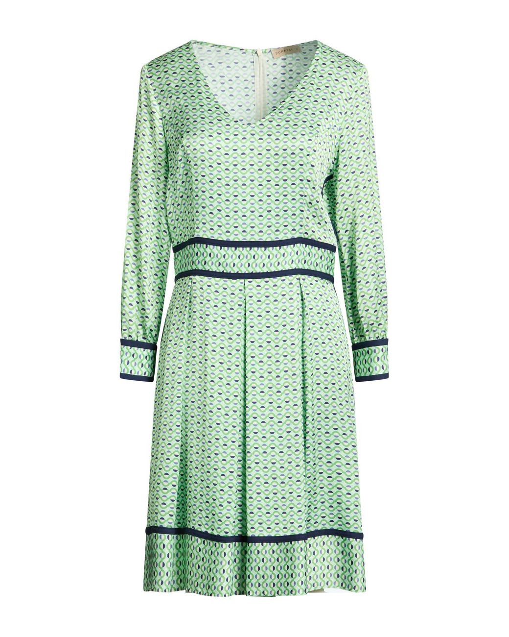 Purotatto Green Midi Dress Viscose