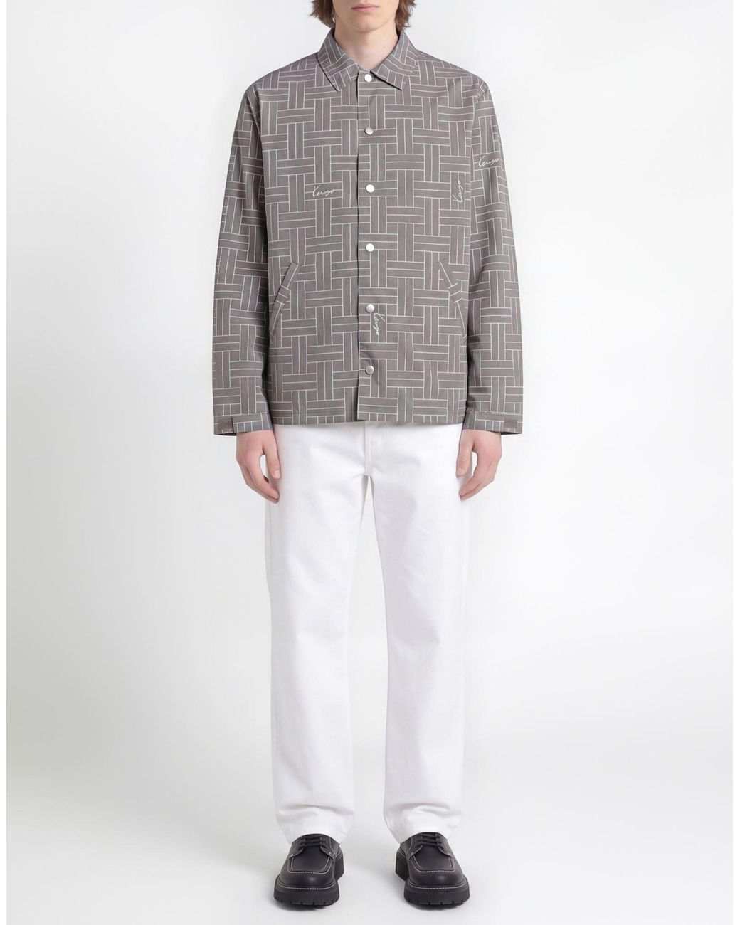 KENZO Gray Jacket for men
