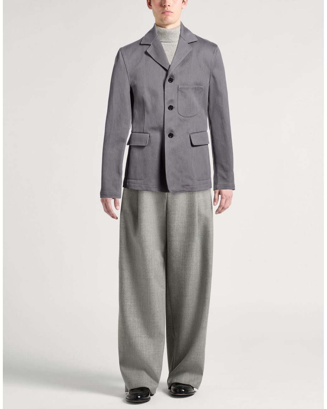 Rier Gray Blazer Cotton for men