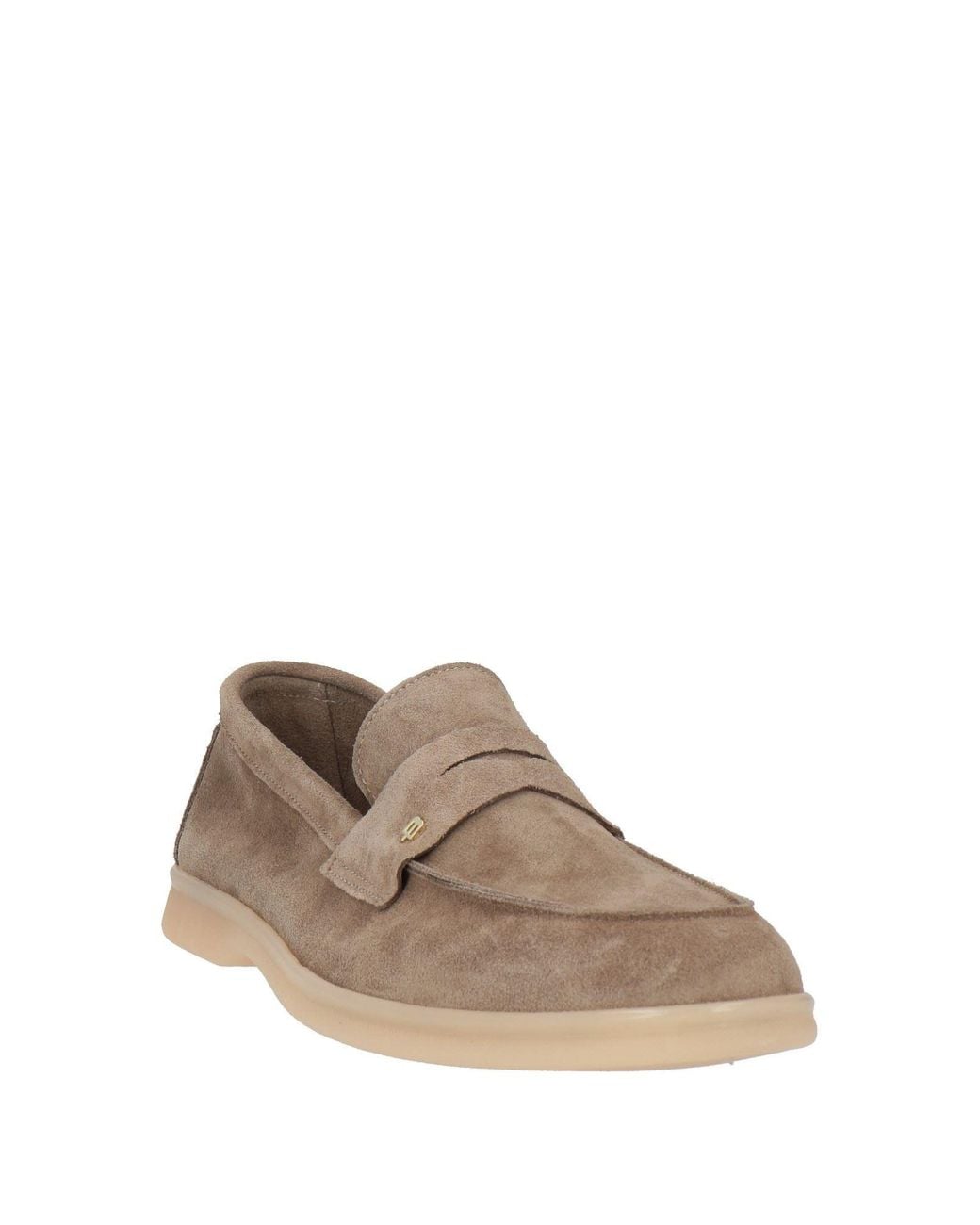 Baldinini Brown Sand Loafers Leather for men