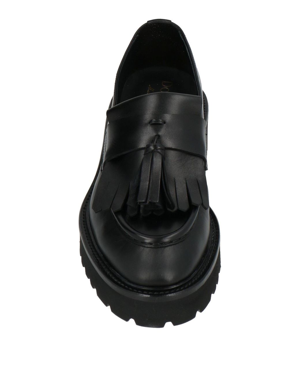 Doucal's Black Loafers Leather
