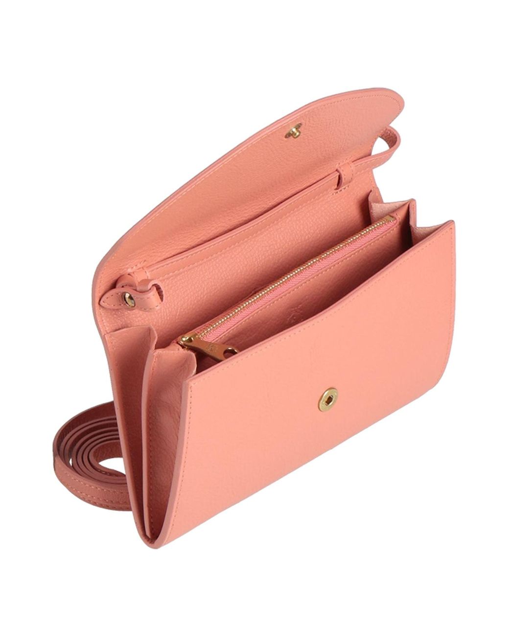 Il Bisonte Pink Handbag Leather