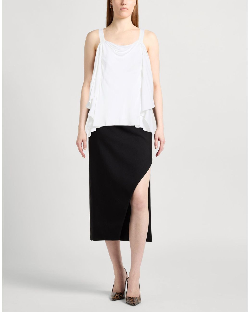 Alberta Ferretti White Top Viscose