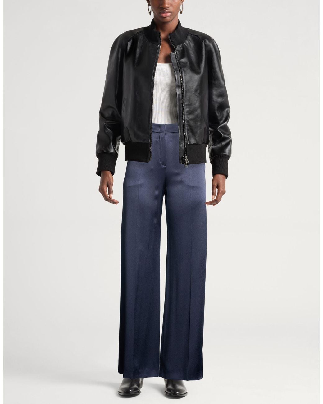 Alberta Ferretti Blue Trouser