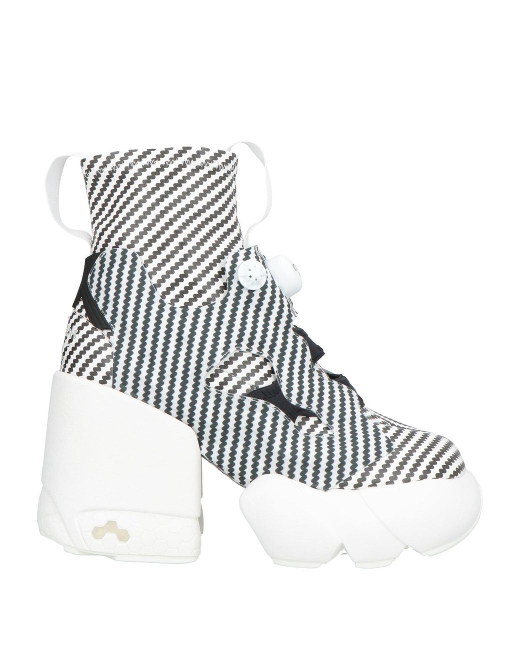 MM6 MAISON MARGIELA X SALOMON White Ankle Boots Textile Fibers
