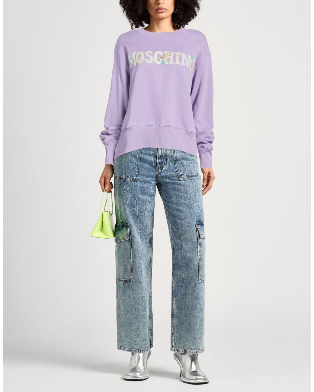 Moschino Purple Sweatshirt