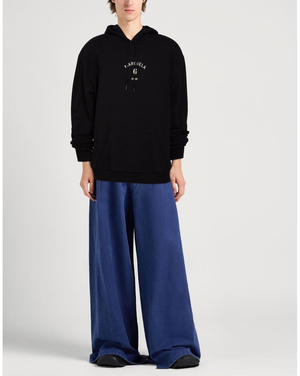 MM6 by Maison Margiela Blue Sweatshirt Cotton for men