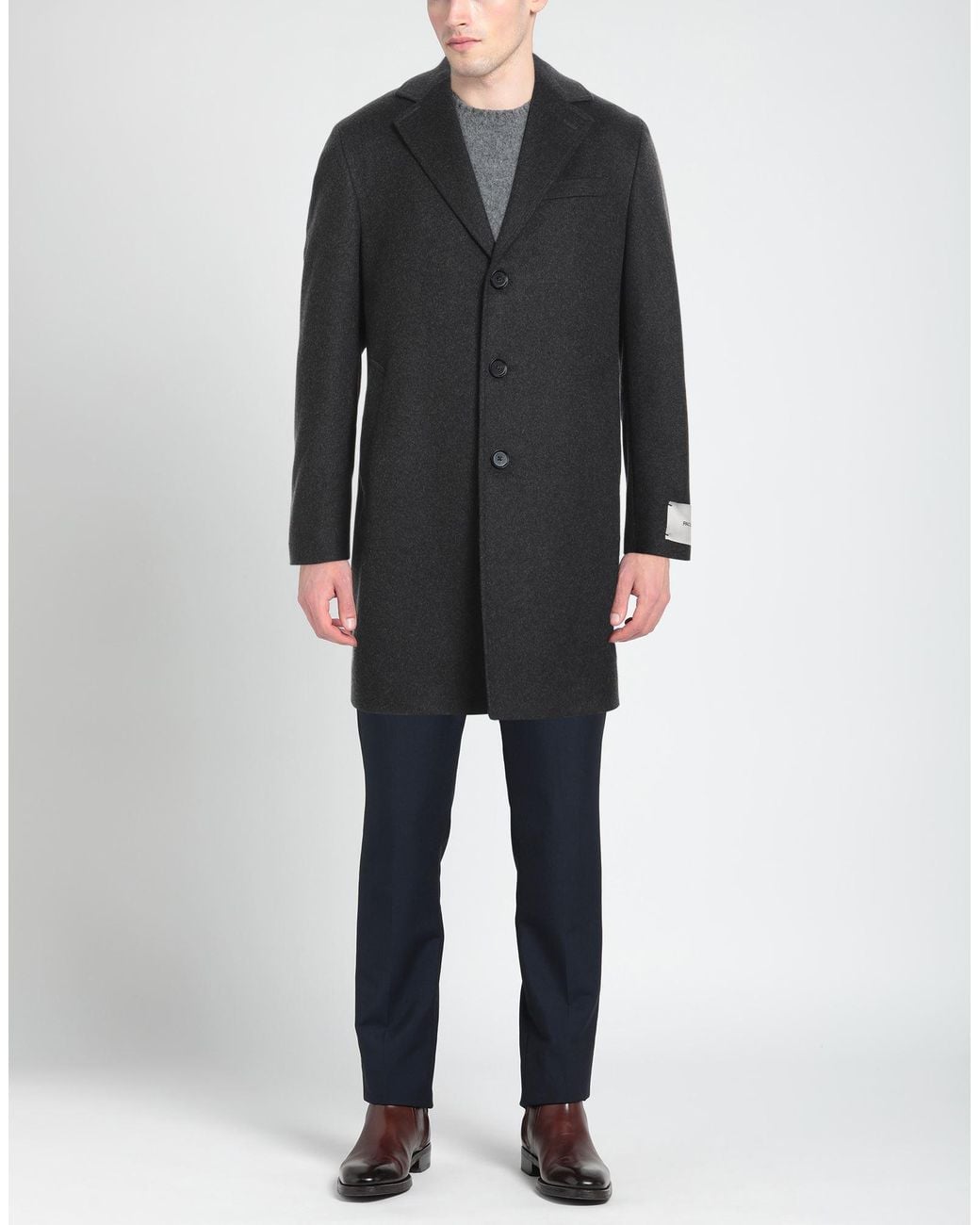 Abrigo Paoloni de hombre de color Black