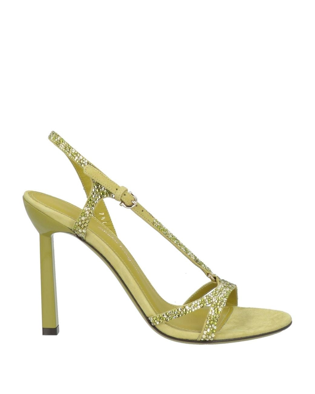 Ferragamo Metallic Sandals Kidskin