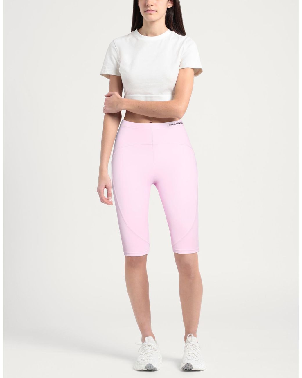 hinnominate Pink Shorts & Bermuda Shorts Polyamide, Elastane