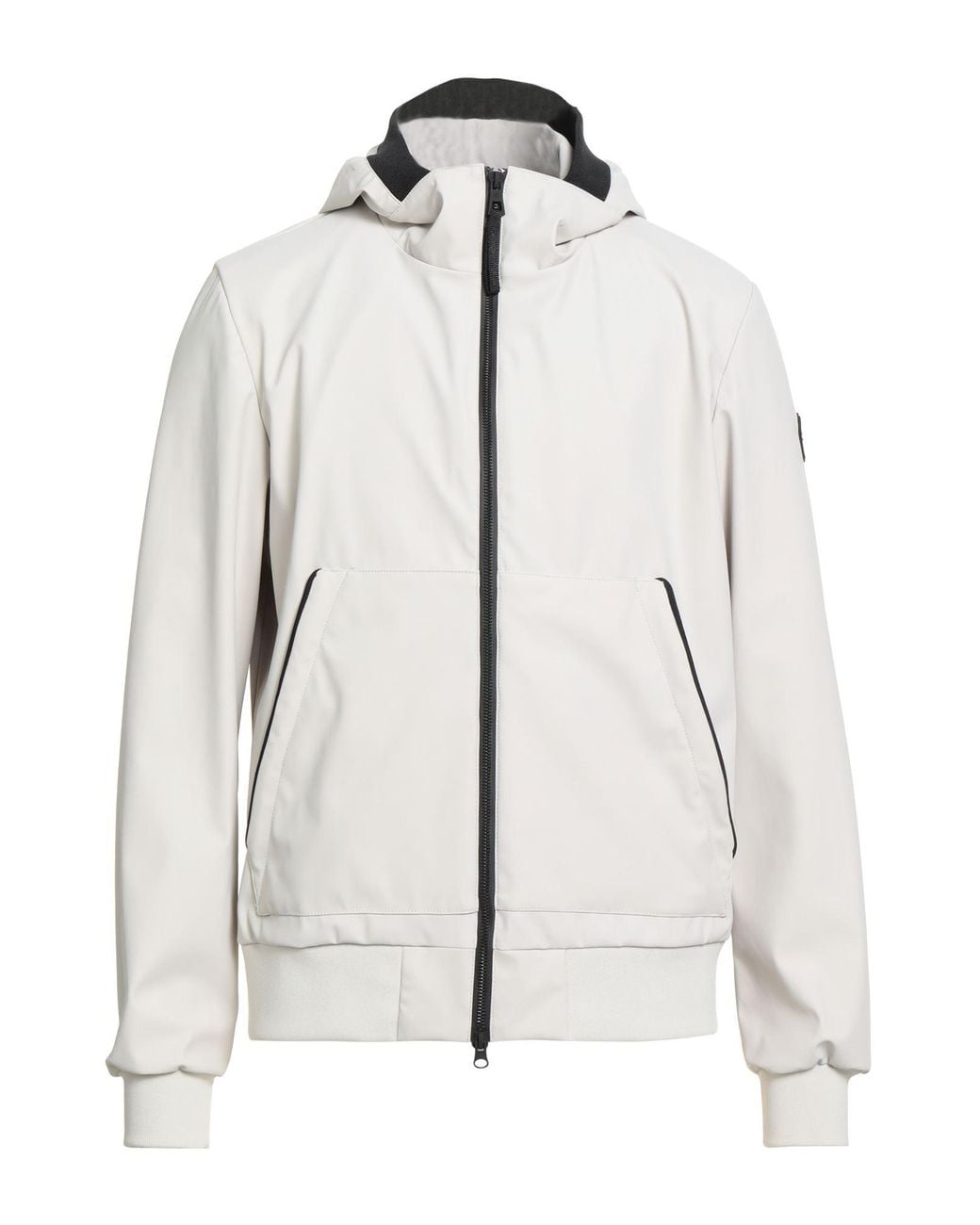 Piquadro White Jacket for men