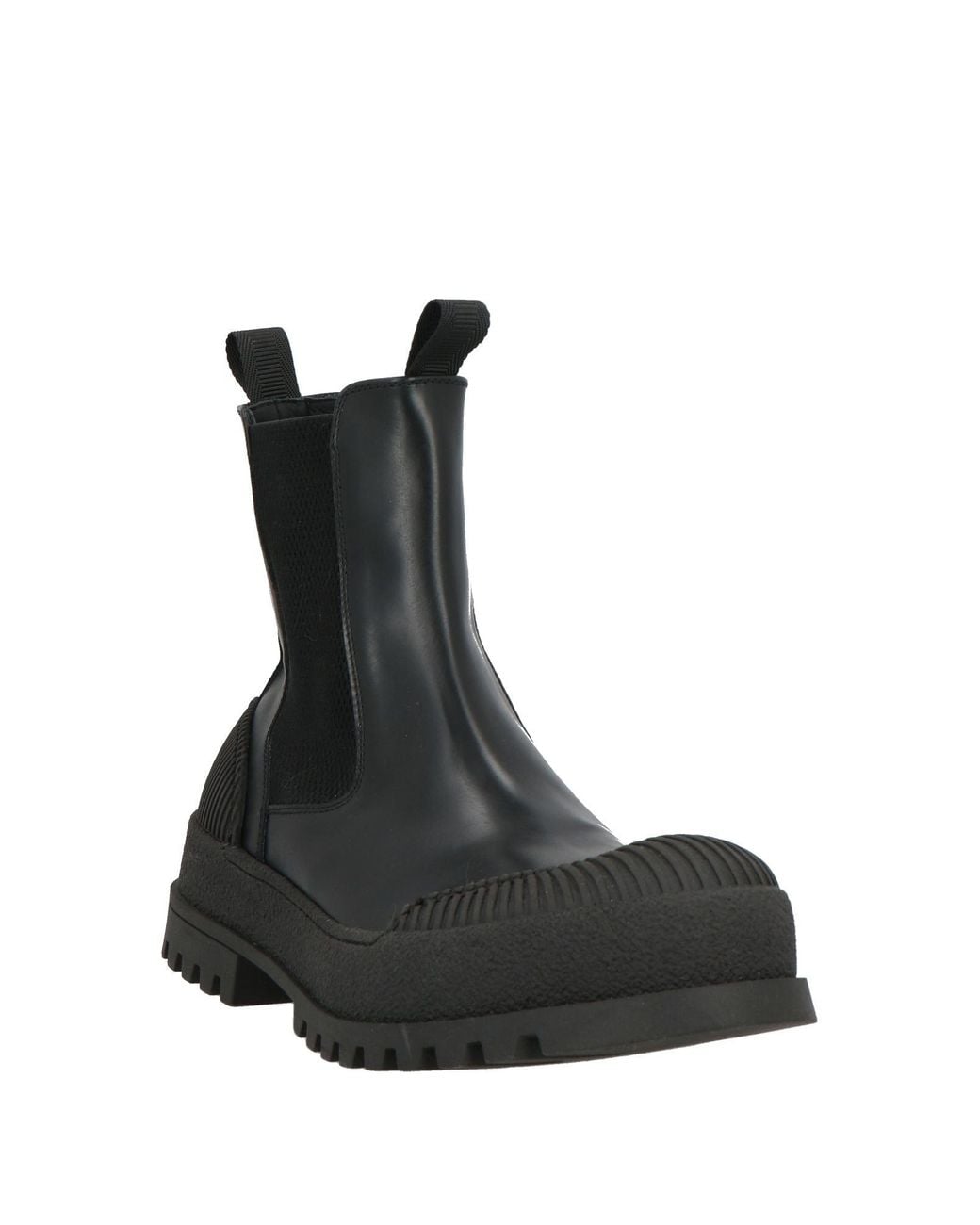 MICH SIMON Black Ankle Boots for men