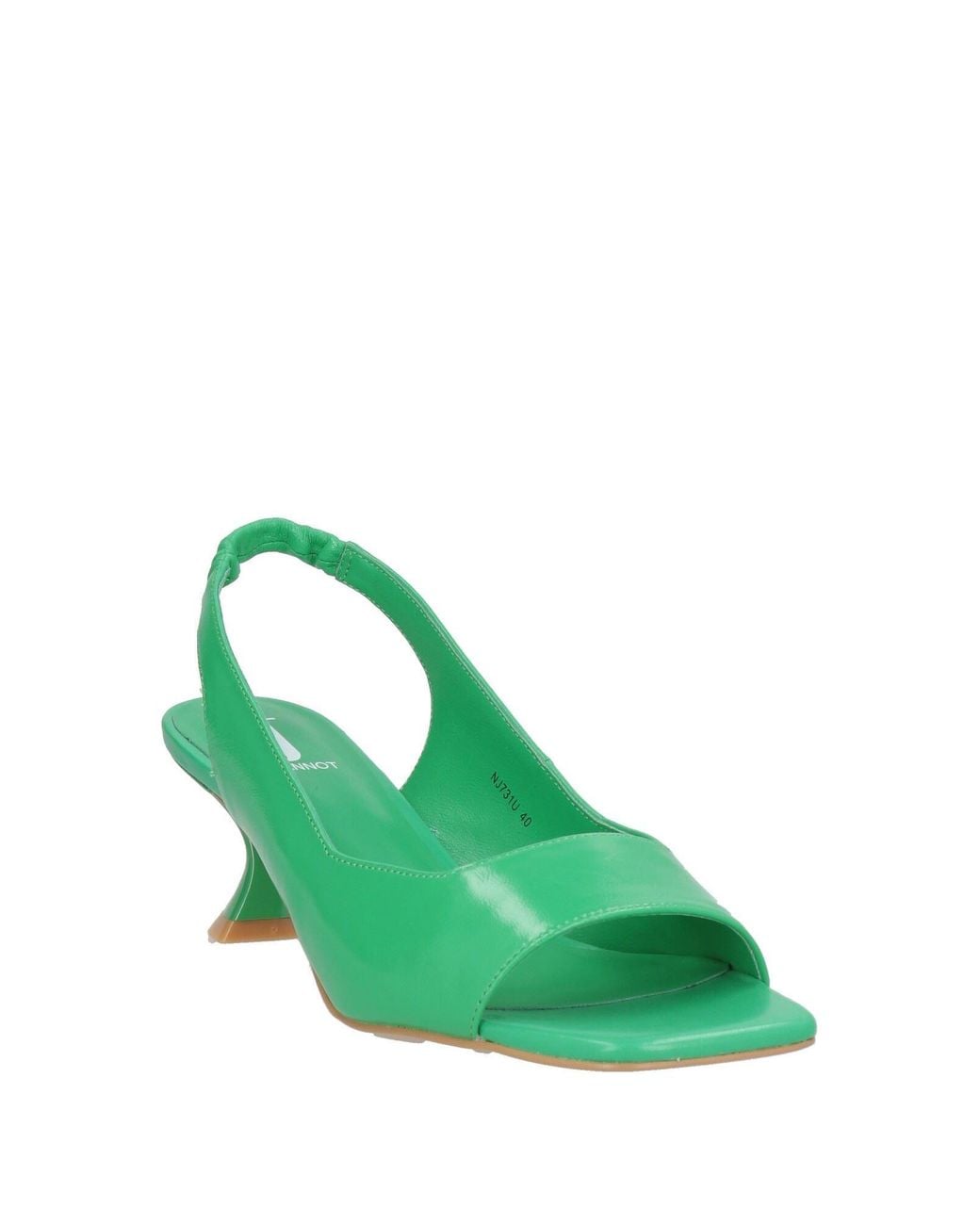 Jeannot Green Sandals Leather