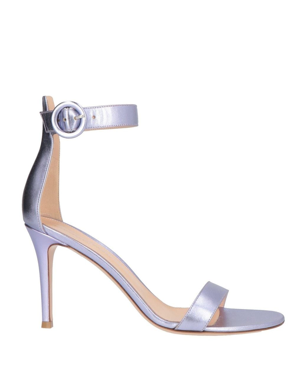 Gianvito Rossi White Lilac Sandals Leather