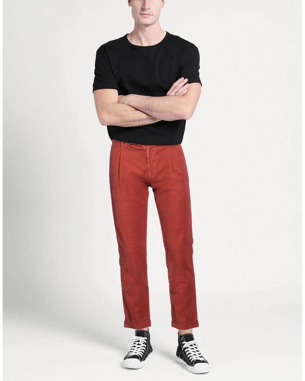 Berwich Red Trouser for men