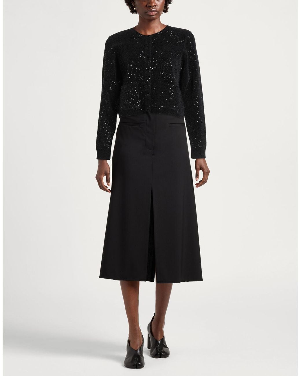 Sandro Black Cardigan