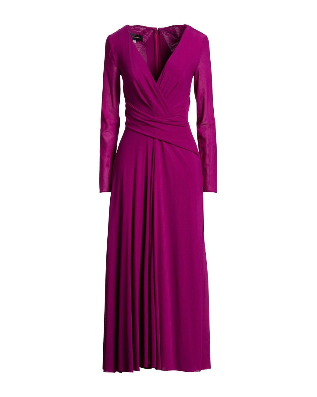 Talbot Runhof Purple Midi Dresses
