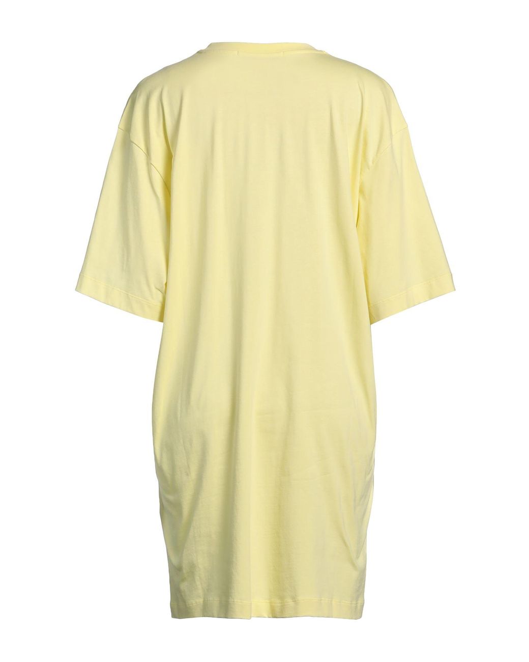 MSGM Yellow Mini Dress Cotton