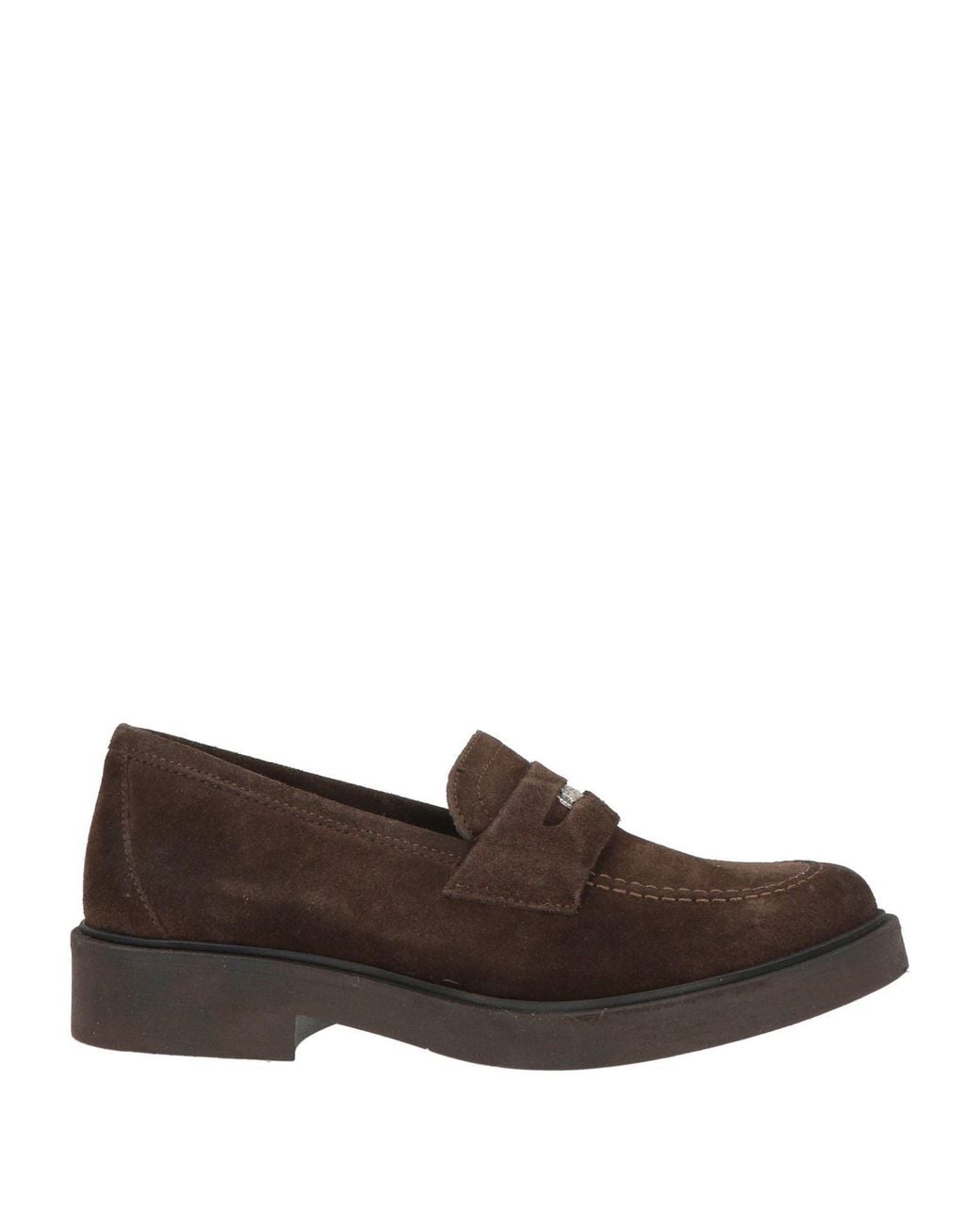 Divine Follie Brown Dark Loafers Leather