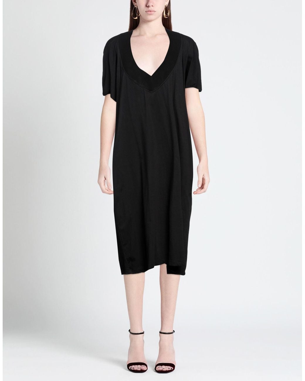 Gentry Portofino Black Midi Dress