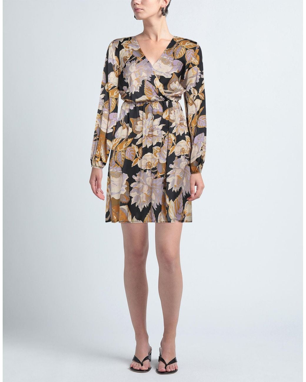 Haveone Black Mini Dress
