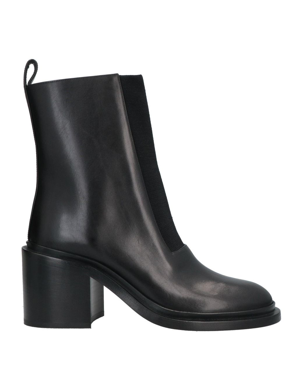 Jil Sander Black Ankle Boots