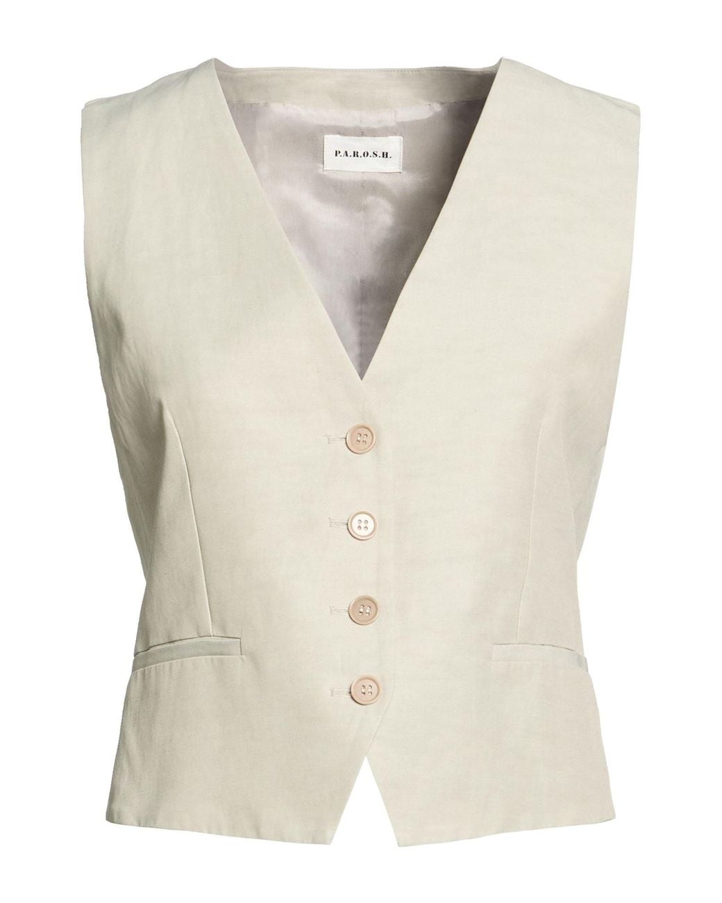 P.A.R.O.S.H. White P.A.R.O..H. Waistcoat