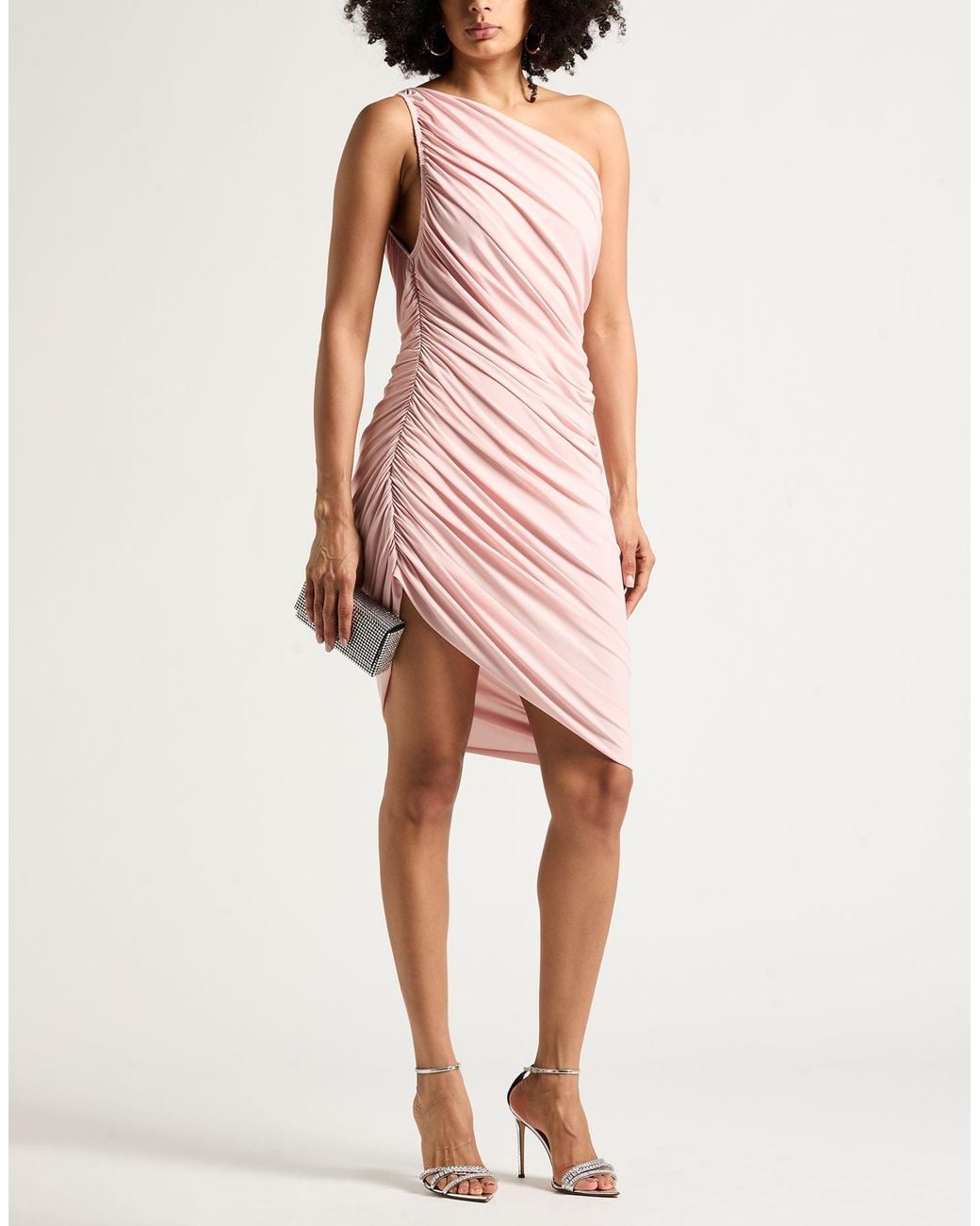 Norma Kamali Pink Midi Dresses