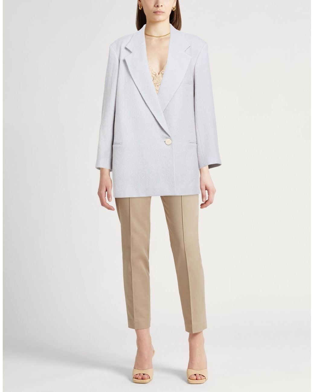 Alysi White Blazer