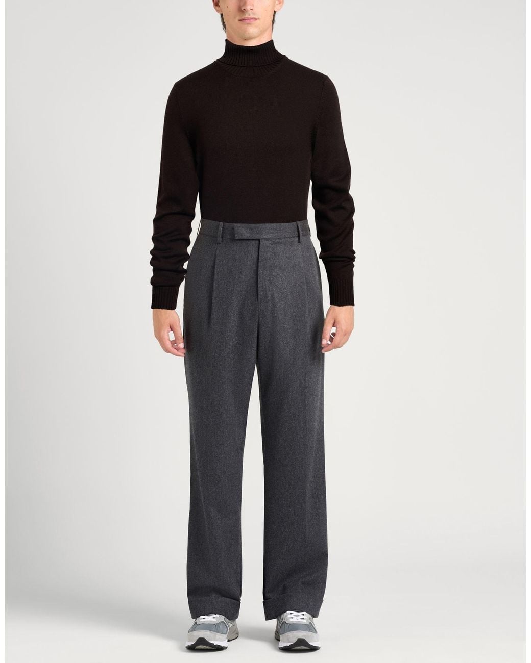 Gran Sasso Black Turtleneck for men