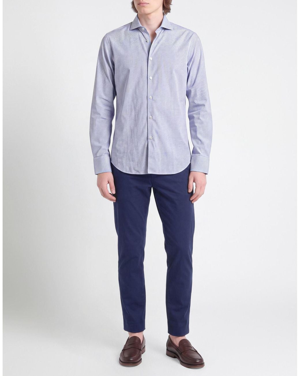 Manuel Ritz Blue Shirt Cotton for men