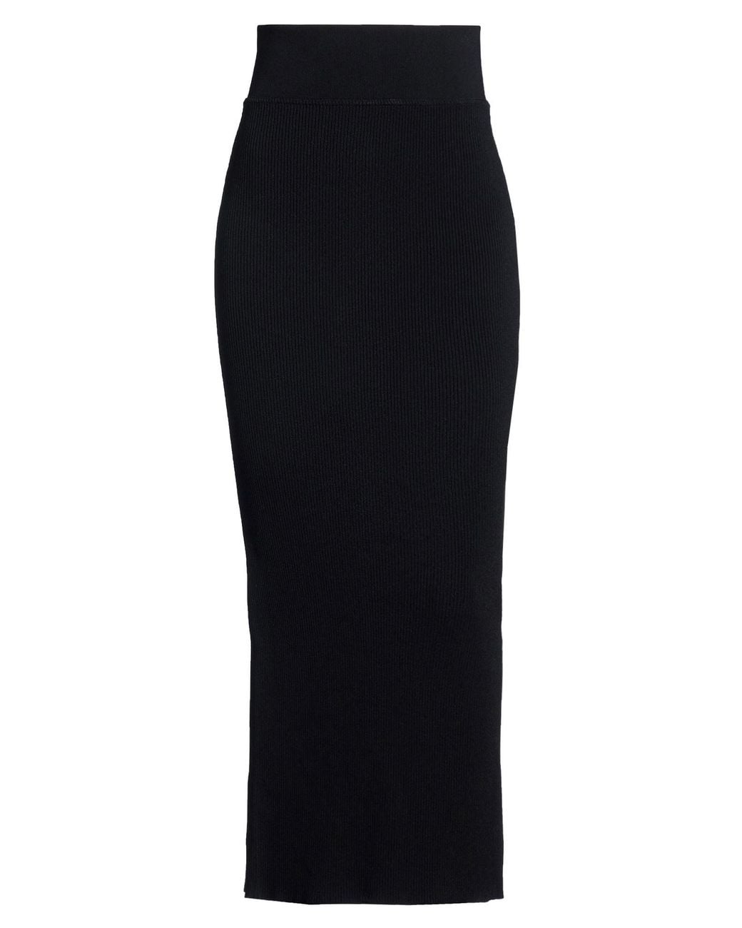Wardrobe NYC Black Maxi Skirt Viscose, Polyester