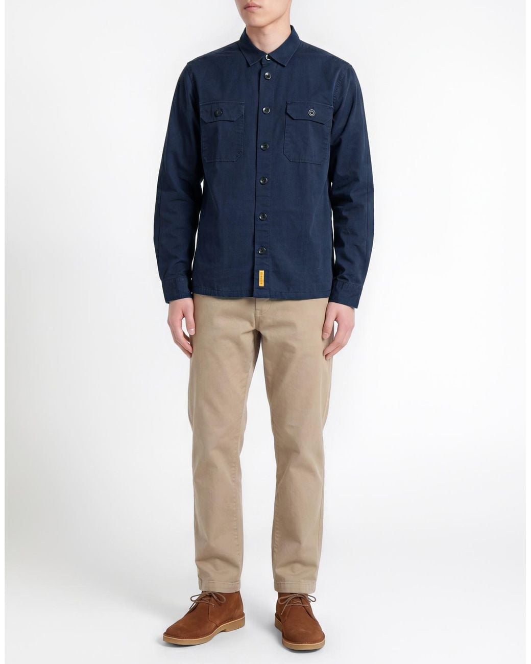 B.D. Baggies Blue Shirt Cotton for men