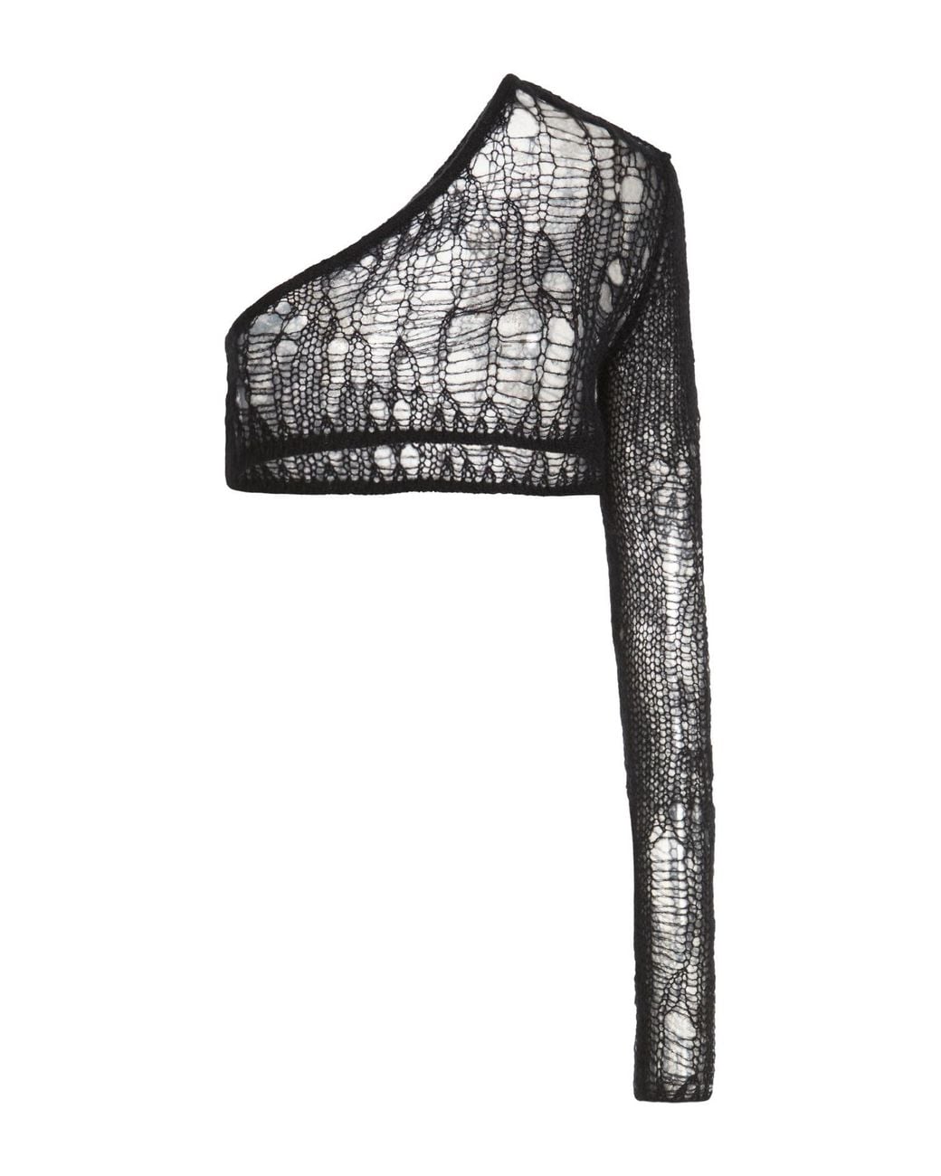 Rick Owens Black Top Polyamide, Mohair Wool, Wool
