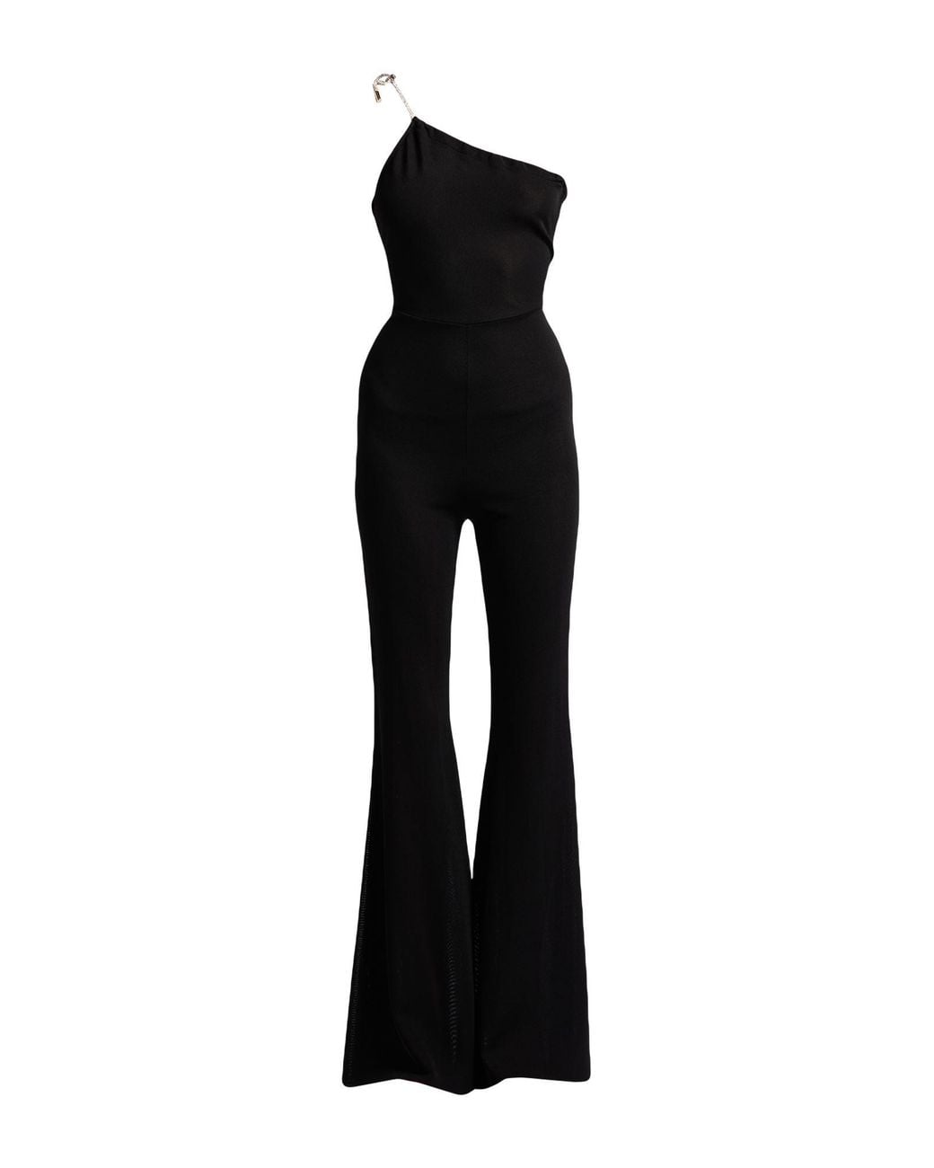 Alexandre Vauthier Black Jumpsuit Viscose, Polyamide